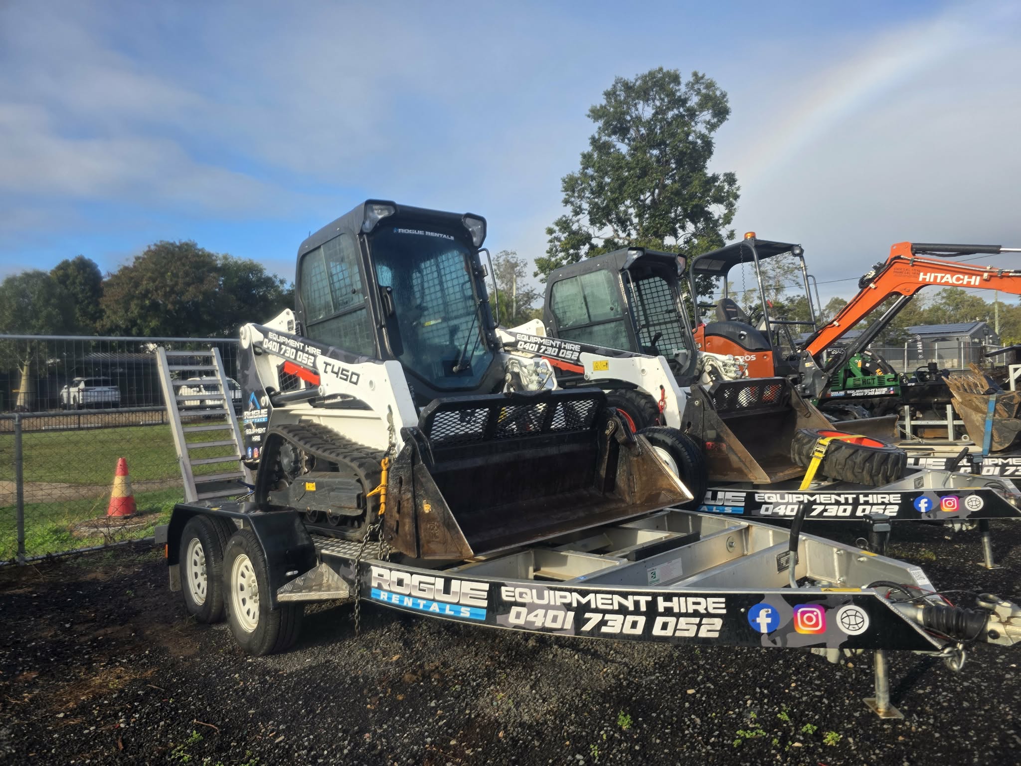 Bobcat T450 4-1 Bucket with Airconditioned Cab