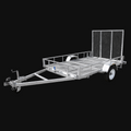 750kg 8x5 Mower Trailer with Mesh Ramp